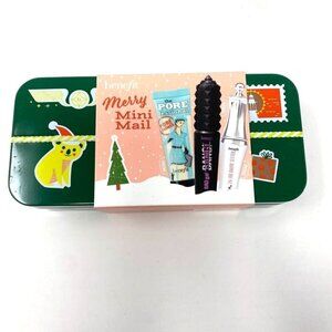 Benefit Cosmetics Mini Merry Mail Makeup Set Holiday Gift Mascara Primer Brow
